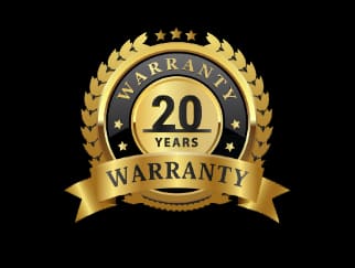 20 years warranty